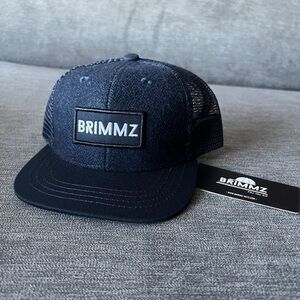 Dark Navy Infant Blue wool Mesh back hat size XS infant Cap